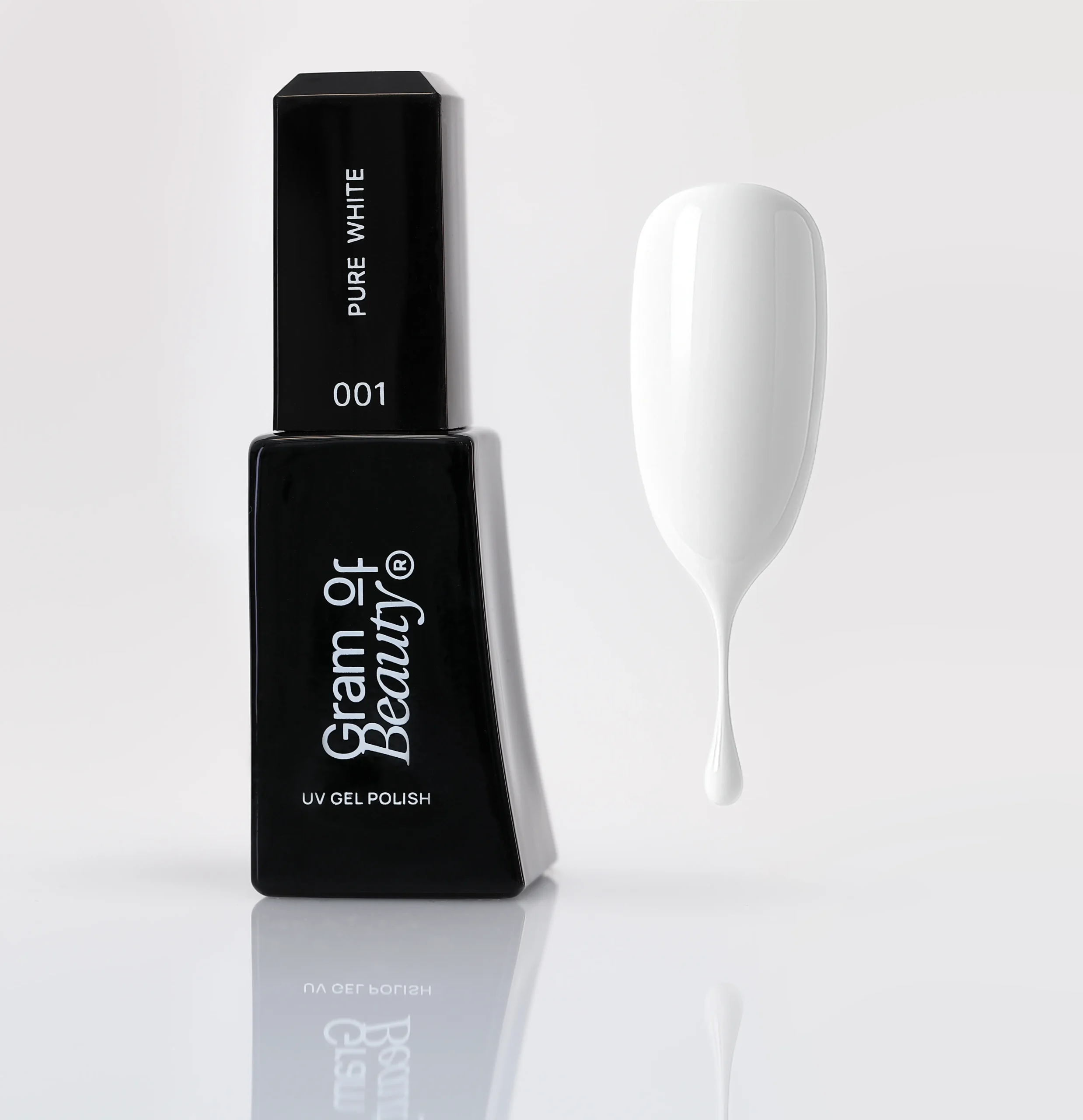 Lakier hybrydowy Gram of Beauty Pure White 001, 10ml