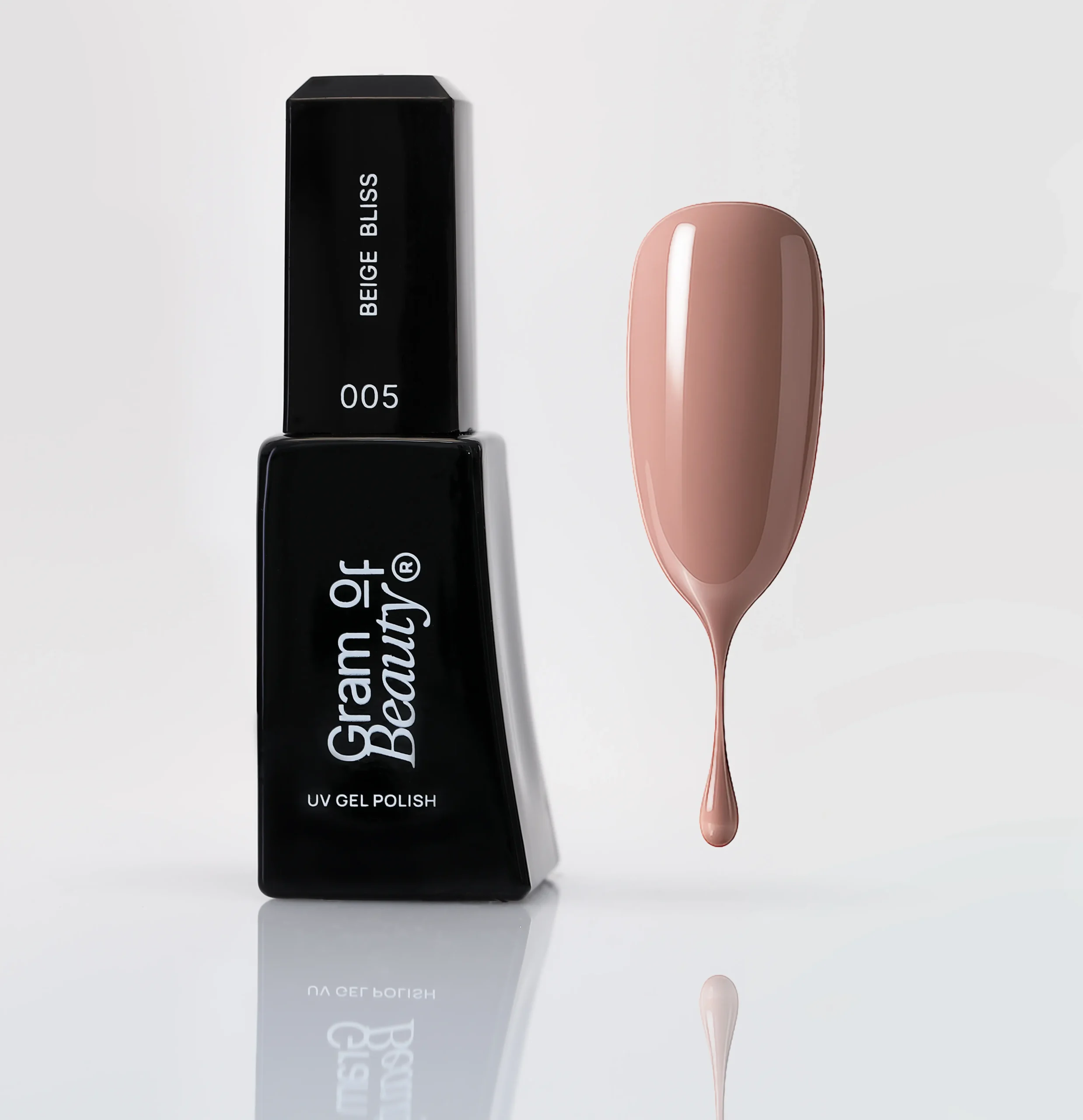 Lakier hybrydowy Gram of Beauty Beige Bliss 005